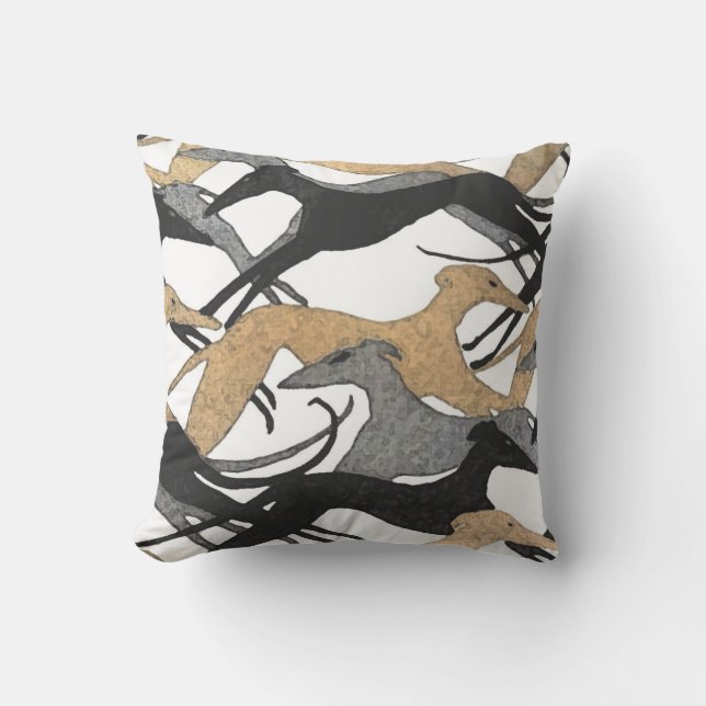 Leaping Hound Pillow Kussen (Voorkant)