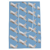 Leaping Lamb Pasen Medium Cadeauzakje (Achterkant)