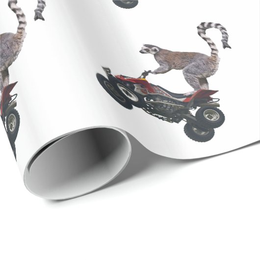 Leaping Lemur-overlooppapier (kleur kiezen) Cadeaupapier (Rol Hoek)