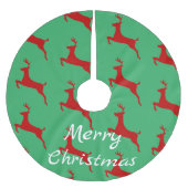 Leaping Red Deer Thunder_Cove Kerstboom Rok (Voorkant)