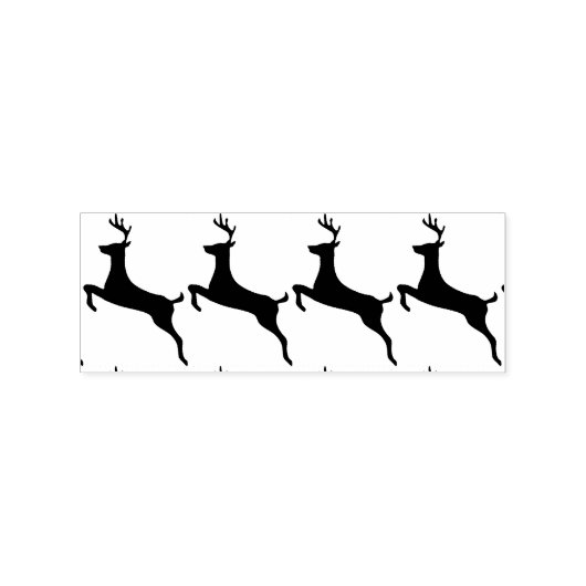 Leaping Red Deer Thunder_Cove Rubberstempel (Gestempeld)