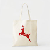 Leaping Red Deer Thunder_Cove Tote Bag (Voorkant)