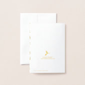 Leaping Reindeer Modern Merry Kerstmis Folie Kaarten (Met envelop)