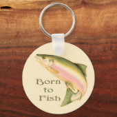 Leaping Salmon Sleutelhanger (Voorkant)