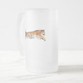 Leaping Tiger Matglas Bierpul (Voorkant links)