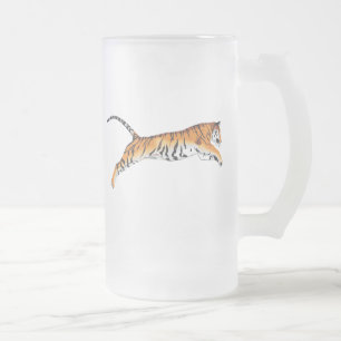 Leaping Tiger Matglas Bierpul