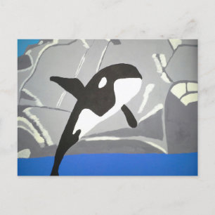 Leaping Whale Briefkaart