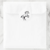 Leaping White Stallion Sticker - Ontketen de krach (Tas)