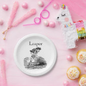 Leapjaar op laatste dag papieren bordje (Feest)