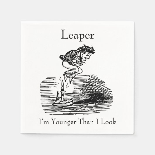 Leapjaar op laatste dag servet (Voorkant)