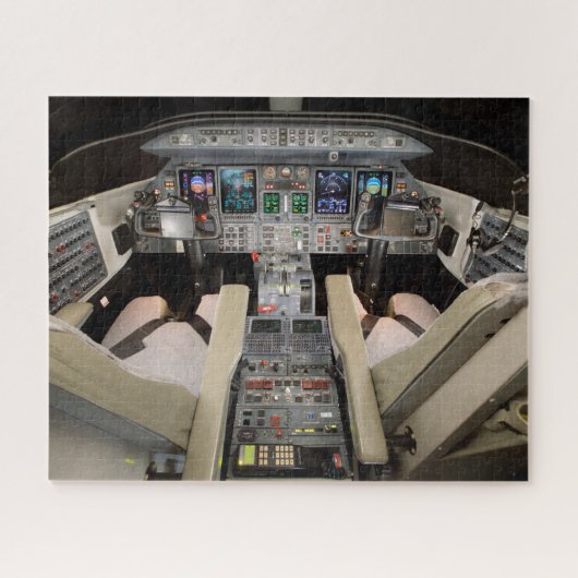 Lear Jet Cockpit Legpuzzel (Horizontaal)