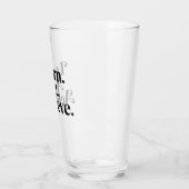 "Learn. Act. Achieve" - Art Typographic Minimal Glas (Links)