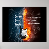 LEARN LIVE HOPE POSTER (Voorkant)