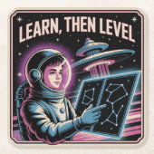 Learn, Then Level Kartonnen Onderzetters (Voorkant)