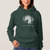 Learn to Fight Alone – Lion Under Moonlight Hoodie (Voorkant)