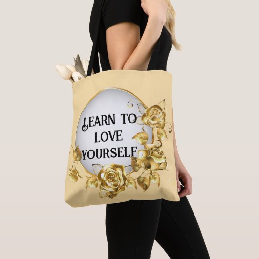 learn to love yourself tote bag (Dichtbij)
