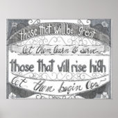 Learn to Serve Poster (Voorkant)