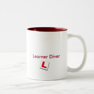 LEARNER DIVE - Gepersonaliseerd Tweekleurige Koffiemok