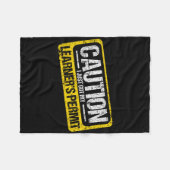 Learner's Permit New Driver Shirt Caution Just Got Fleece Deken (Voorkant (Horizontaal))