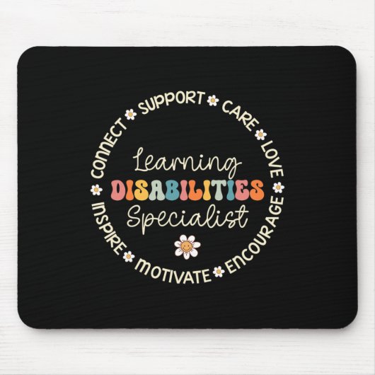 Learning Disabilities Specialist waardering terug Muismat (Voorkant)