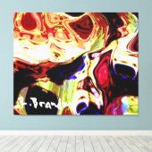 "Learning Disability" Galerij omwikkeld Canvas (Insitu (Houten vloer))