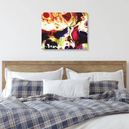 "Learning Disability" Galerij omwikkeld Canvas Afdruk (Insitu (Slaapkamer))