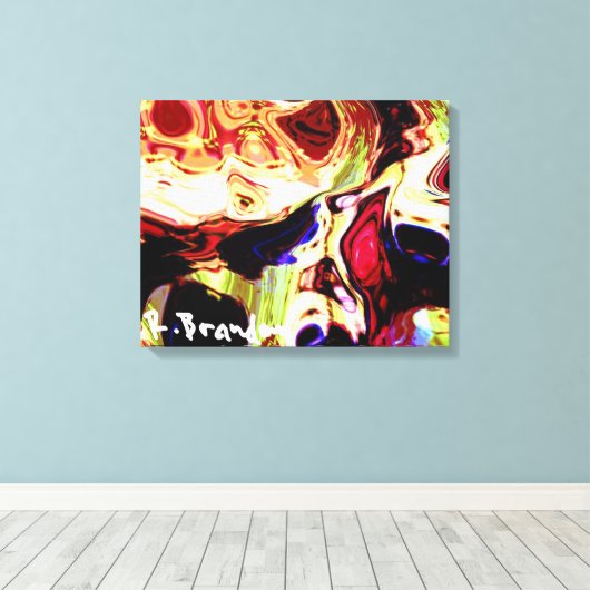 "Learning Disability" Galerij omwikkeld Canvas Afdruk (Insitu (Houten vloer))