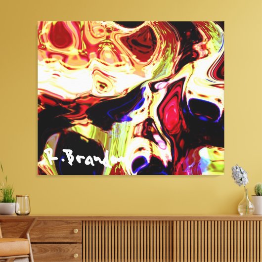 "Learning Disability" Galerij omwikkeld Canvas Afdruk (Insitu (Woonkamer))