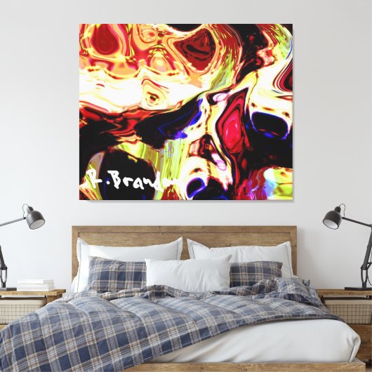 "Learning Disability" Galerij omwikkeld Canvas Afdruk (Insitu (Slaapkamer))