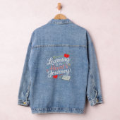 Learning is a heart's journey denim jacket (Hangar)