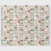 "Learning is Magical" Christmas Cadeaupapier (Vlak)