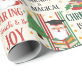 "Learning is Magical" Christmas Cadeaupapier (Rol Hoek)