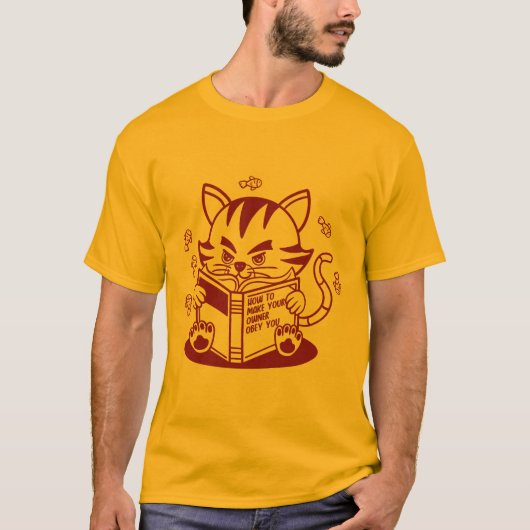 Learning Kitten (Lineal) T-shirt (Voorkant)
