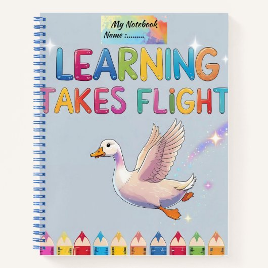 Learning Takes Flight Ganze Notitieboek – Terug na (Voorkant)