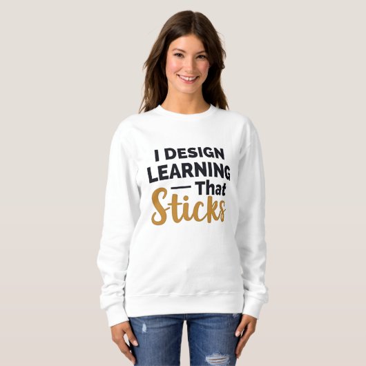 Learning That Sticks – Instructional Designer Trui (Voorkant volledig)