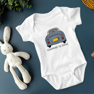 Learning to Drive Little Car Driver-figarages Romper