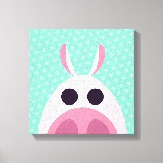 Leary the Pig Canvas Afdruk (Voorkant)