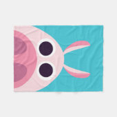 Leary the Pig Fleece Deken (Voorkant (Horizontaal))