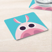 Leary the Pig Kartonnen Onderzetters (Schuin)