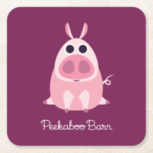 Leary the Pig Kartonnen Onderzetters