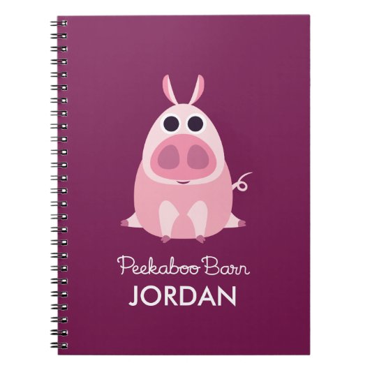Leary the Pig Notitieboek (Voorkant)