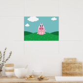 Leary the Pig Poster (Keuken)
