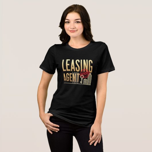 leasingagent Tri-Blend shirt (Voorkant volledig)