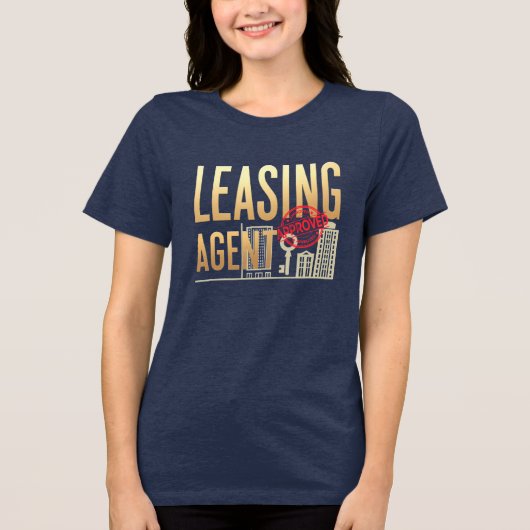 leasingagent Tri-Blend shirt (Voorkant)