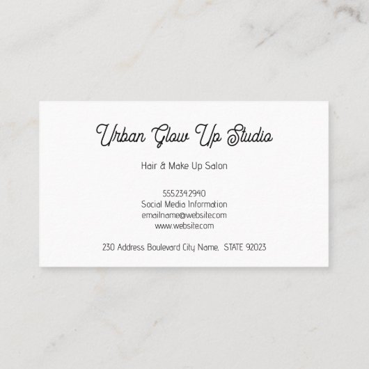 Leather achtergrond textuur visitekaartje (Achterkant)