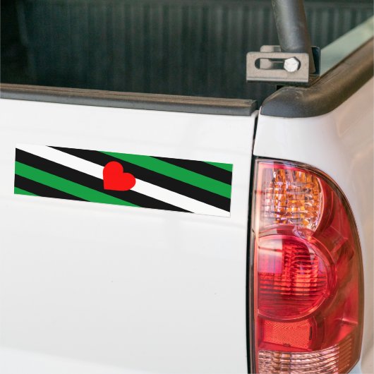 Leather Boi Pride Flag Bumpersticker (Op Truck)
