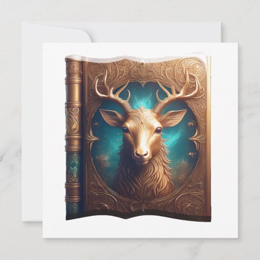 Leather Bound Copy Of A Deer Hunting Guide Kaart (Achterkant)