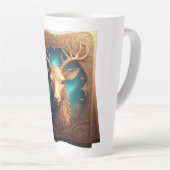 Leather Bound Copy Of A Deer Hunting Guide Latte Mok (Rechterhoek)