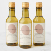 Leather Care Guide Terracotta Artisan Custom Label Wijn Etiket (Flessen)