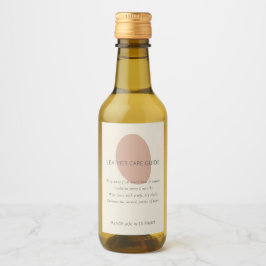 Leather Care Guide Terracotta Artisan Custom Label Wijn Etiket